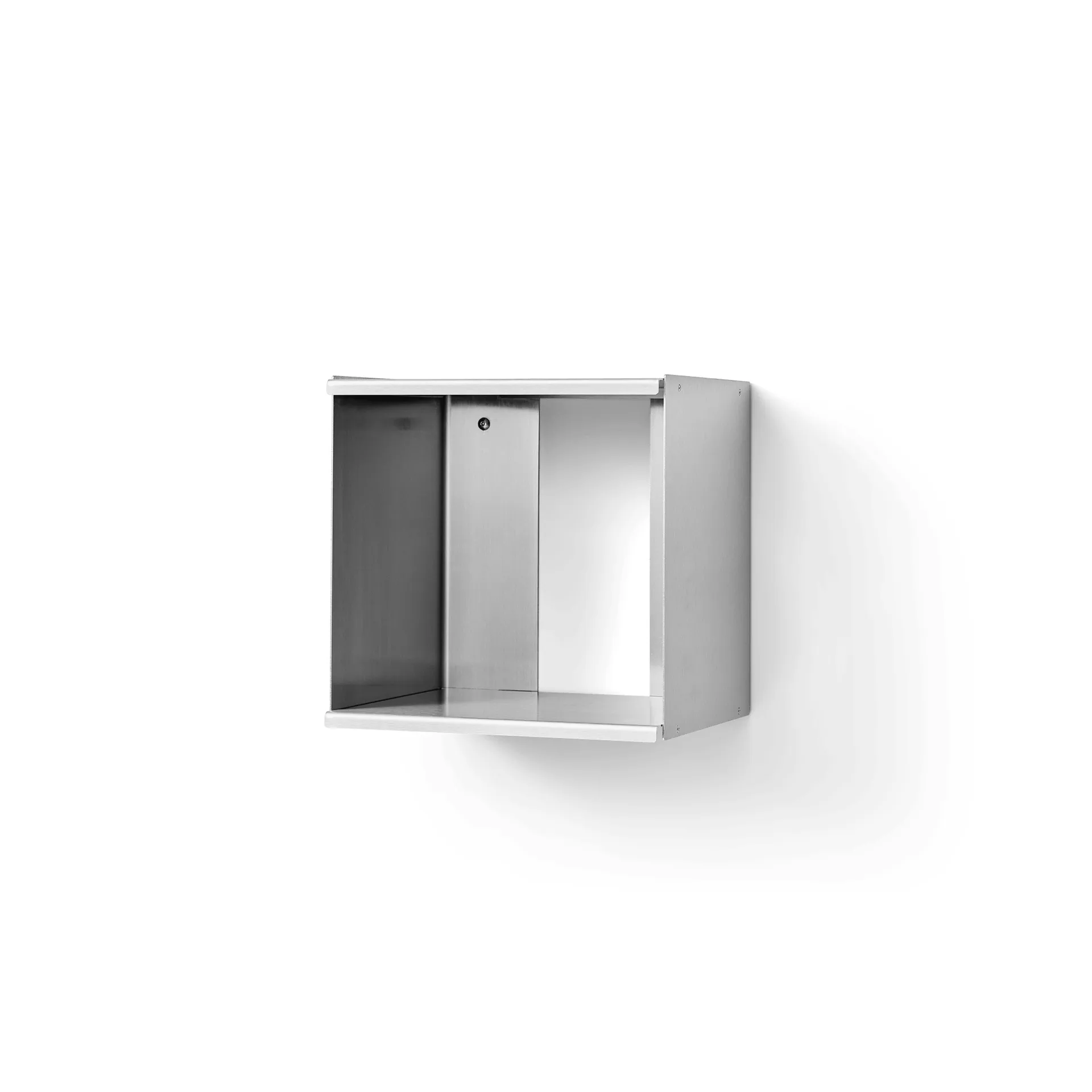Taper Cube Box mensola a muro, In acciaio inossidabile, 34x35 cm Form & Refine