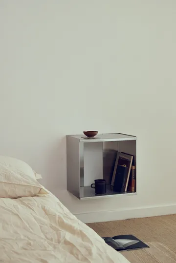 Taper Cube Box mensola a muro - In acciaio inossidabile, 34x35 cm - Form & Refine