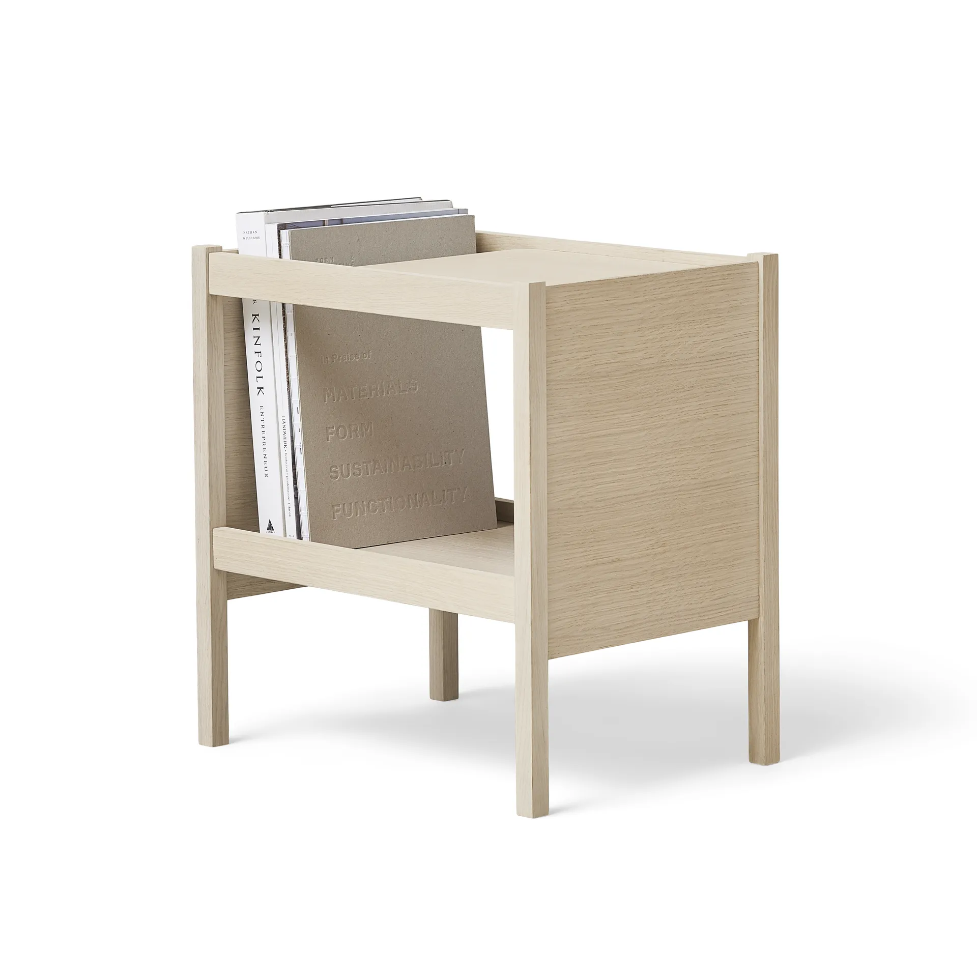 Tavolino Journal 29x43 cm, Rovere bianco Form & Refine