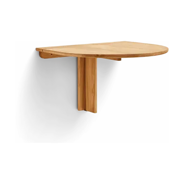 Tavolo da parete montato Trefoil - Rovere - Form & Refine