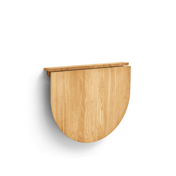Tavolo da parete montato Trefoil - Rovere - Form & Refine