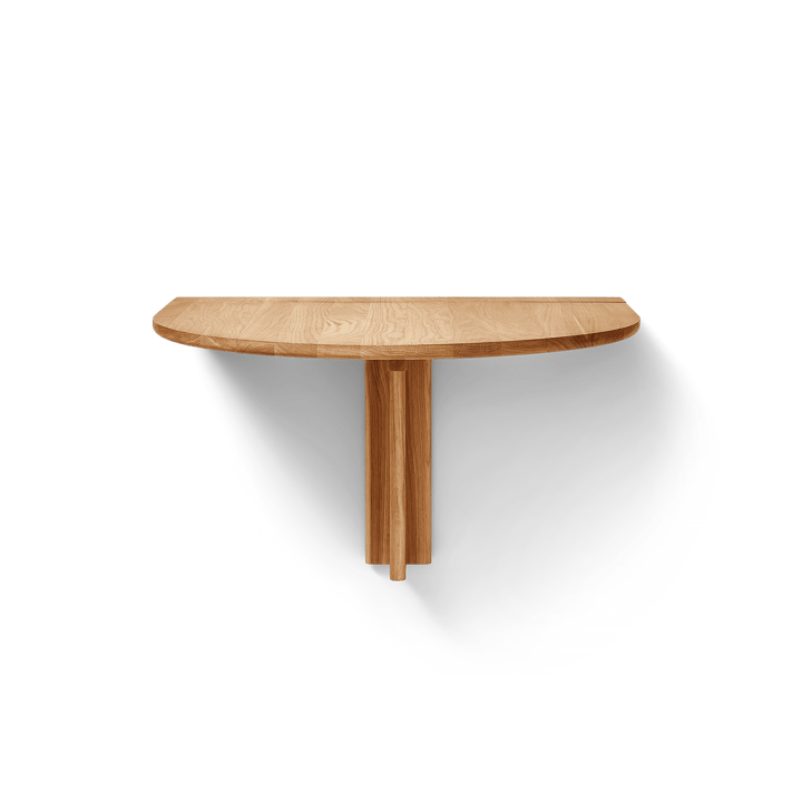 Tavolo da parete montato Trefoil, Rovere Form & Refine