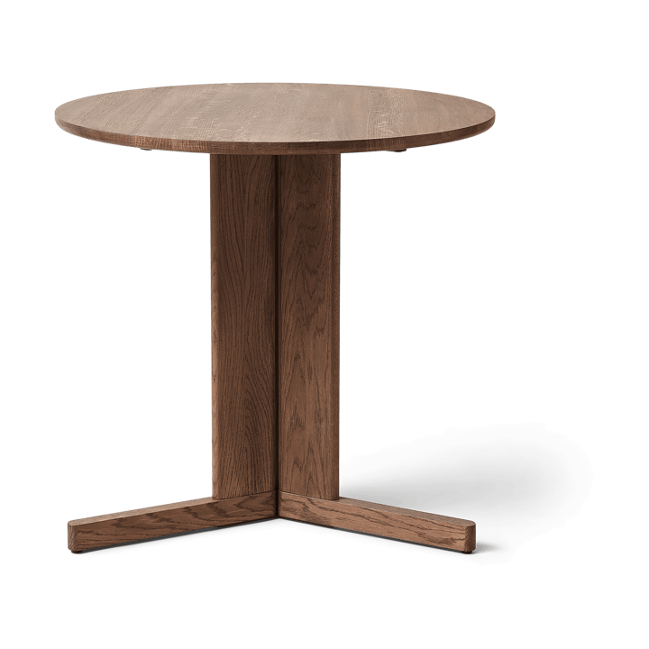 Tavolo Trefoil Ø75 cm - Rovere affumicato - Form & Refine
