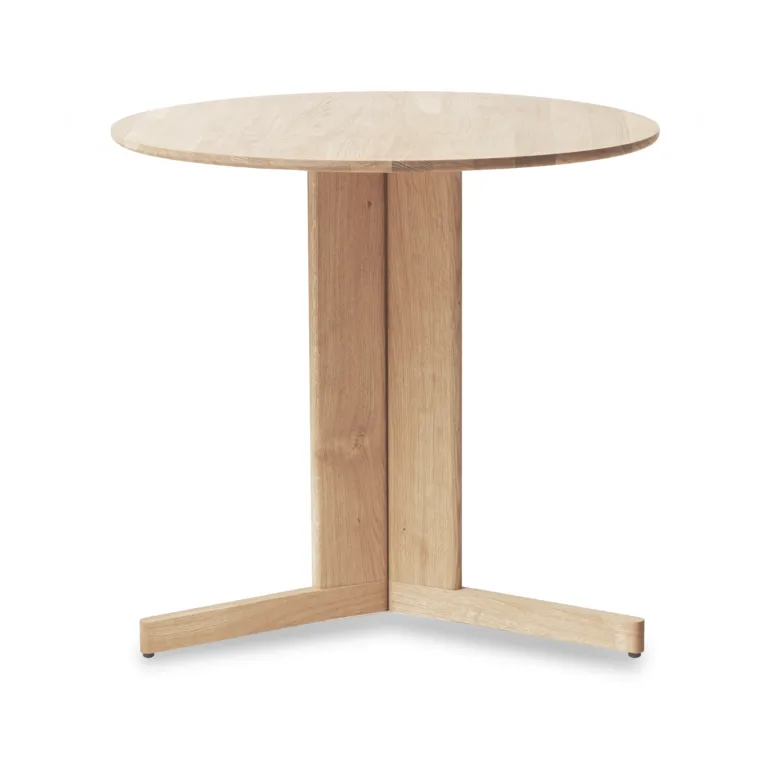 Tavolo Trefoil Ø75 cm, Rovere bianco Form & Refine