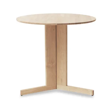 Tavolo Trefoil Ø75 cm - Rovere bianco - Form & Refine