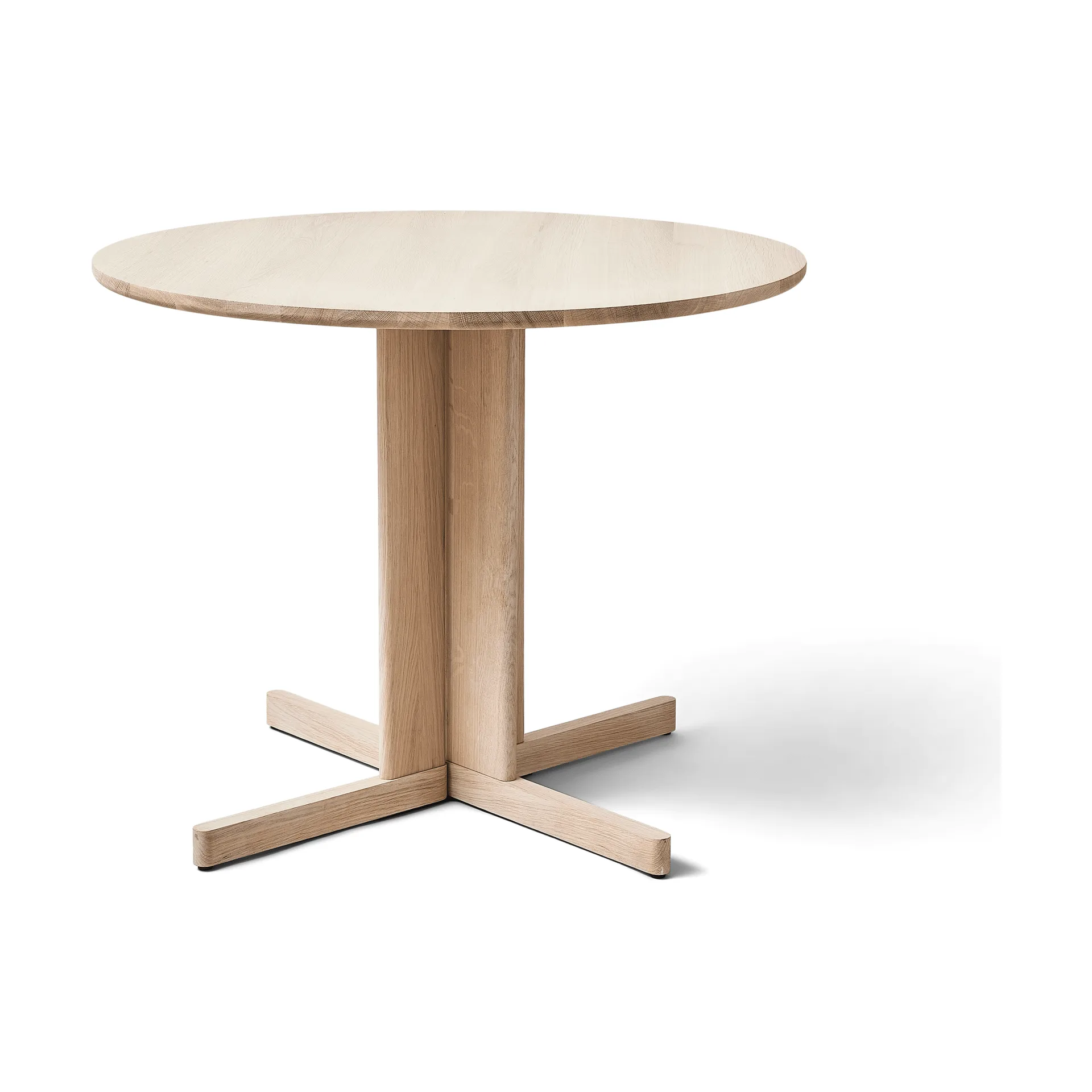 Tavolo Trefoil Ø90 cm, Rovere bianco Form & Refine