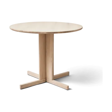 Tavolo Trefoil Ø90 cm - Rovere bianco - Form & Refine