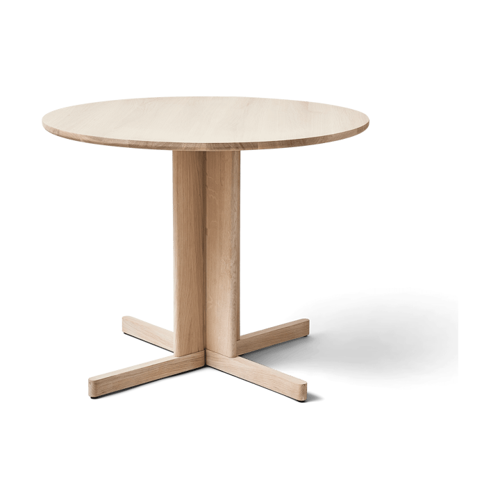 Tavolo Trefoil Ø90 cm - Rovere bianco - Form & Refine