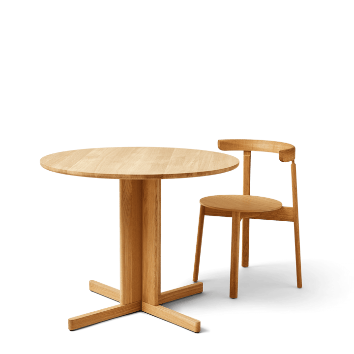 Tavolo Trefoil Ø90 cm, Rovere Form & Refine