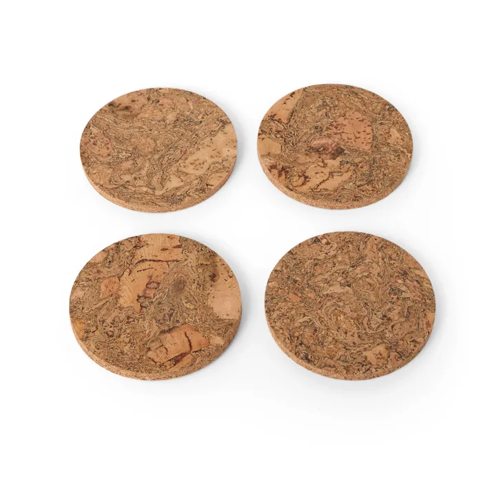 Sottobicchieri Cork confezione da 4 - Naturale - Formgatan