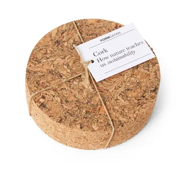 Sottobicchieri Cork confezione da 4  - Naturale - Formgatan