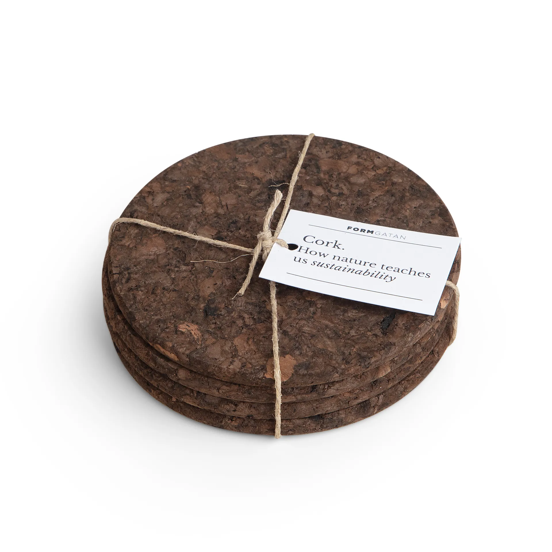Sottobicchieri Cork confezione da 4 , smoked Formgatan