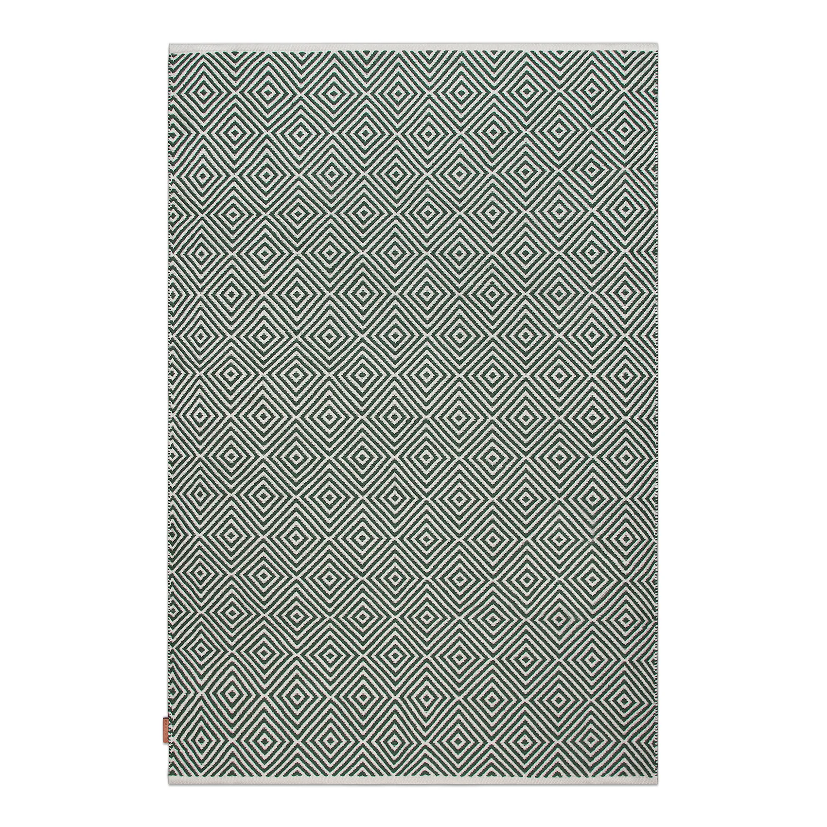 Tappeto Diamond 140x200 cm, Verde Formgatan