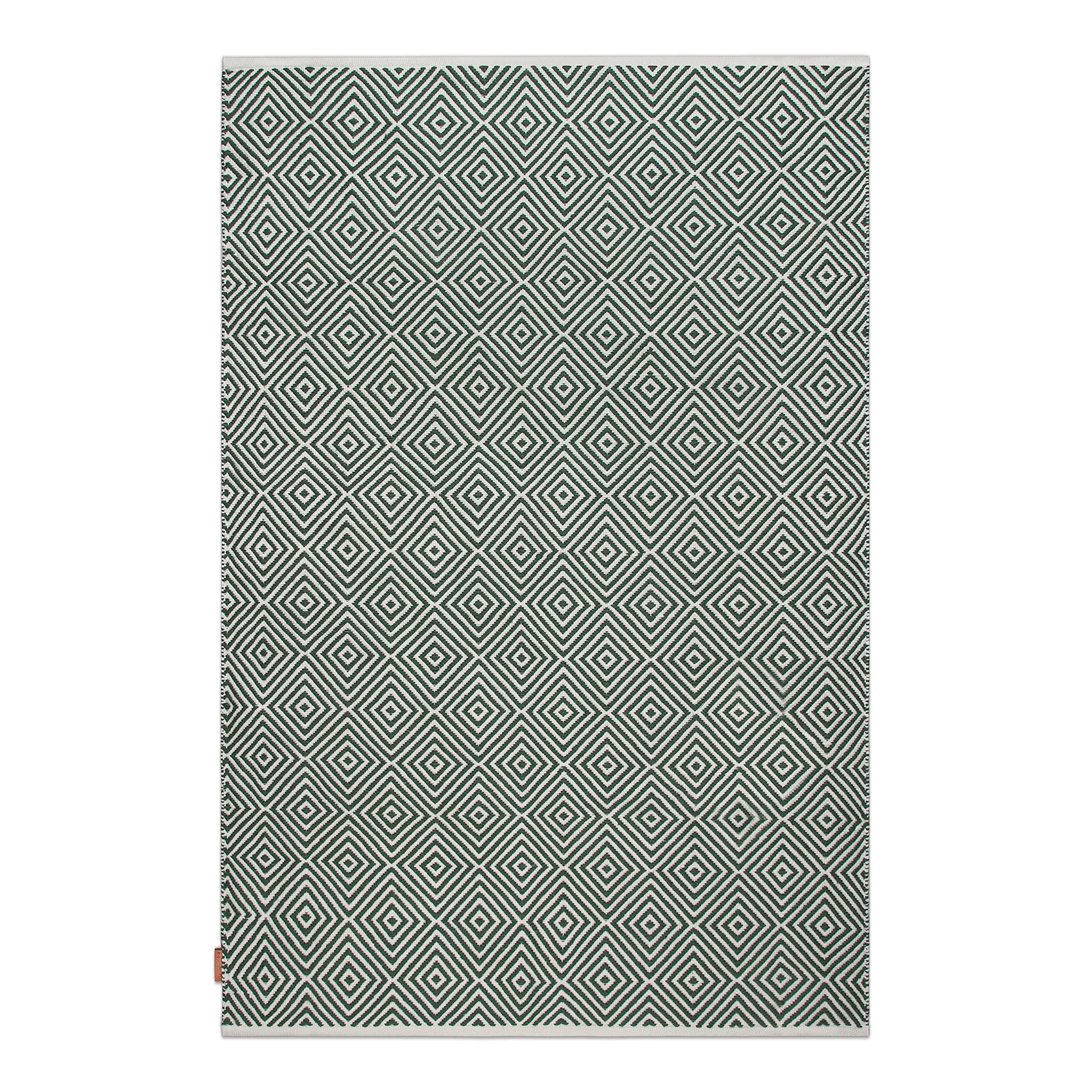 Tappeto Diamond 170x230 cm, Verde Formgatan