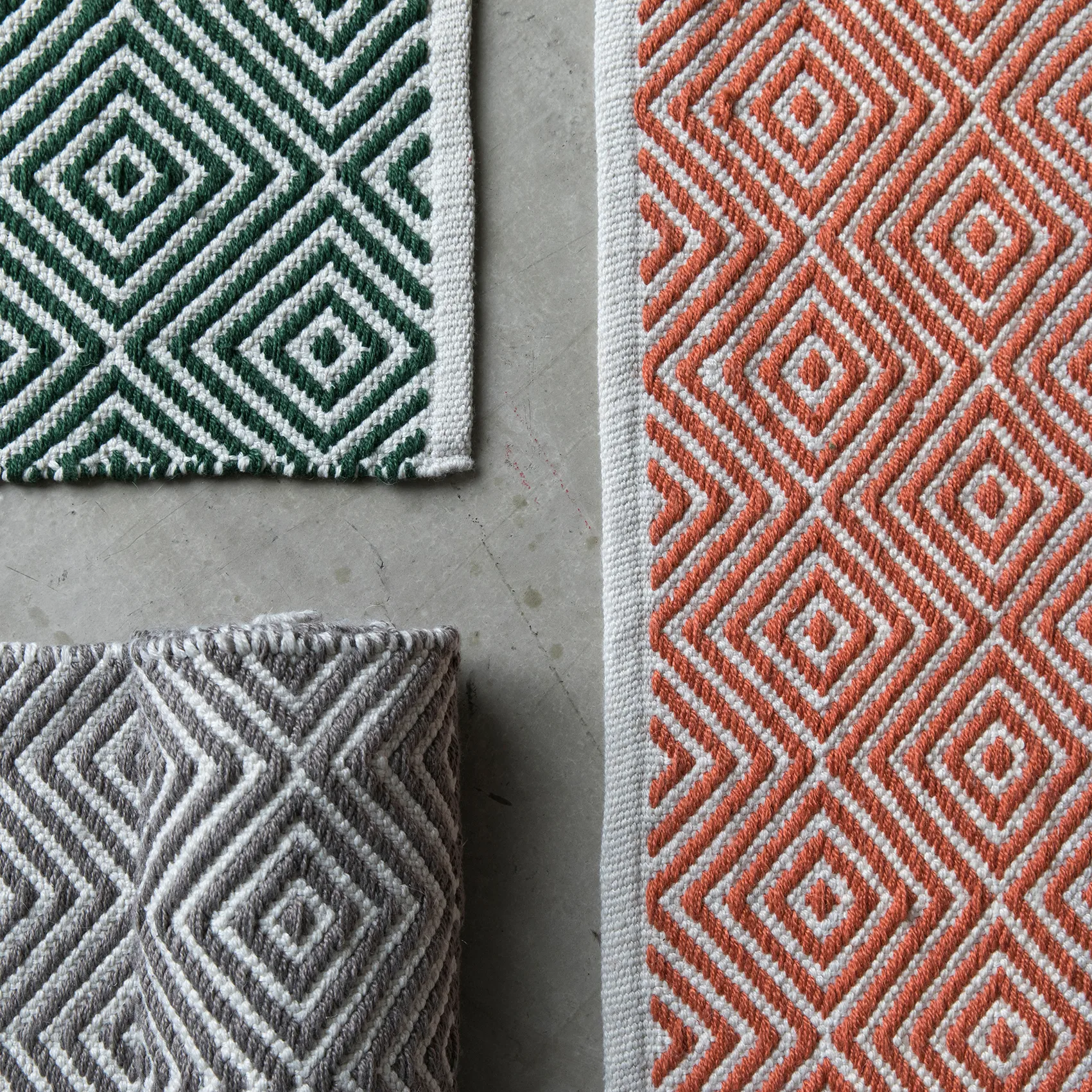 Tappeto Diamond 200x300 cm, Verde Formgatan