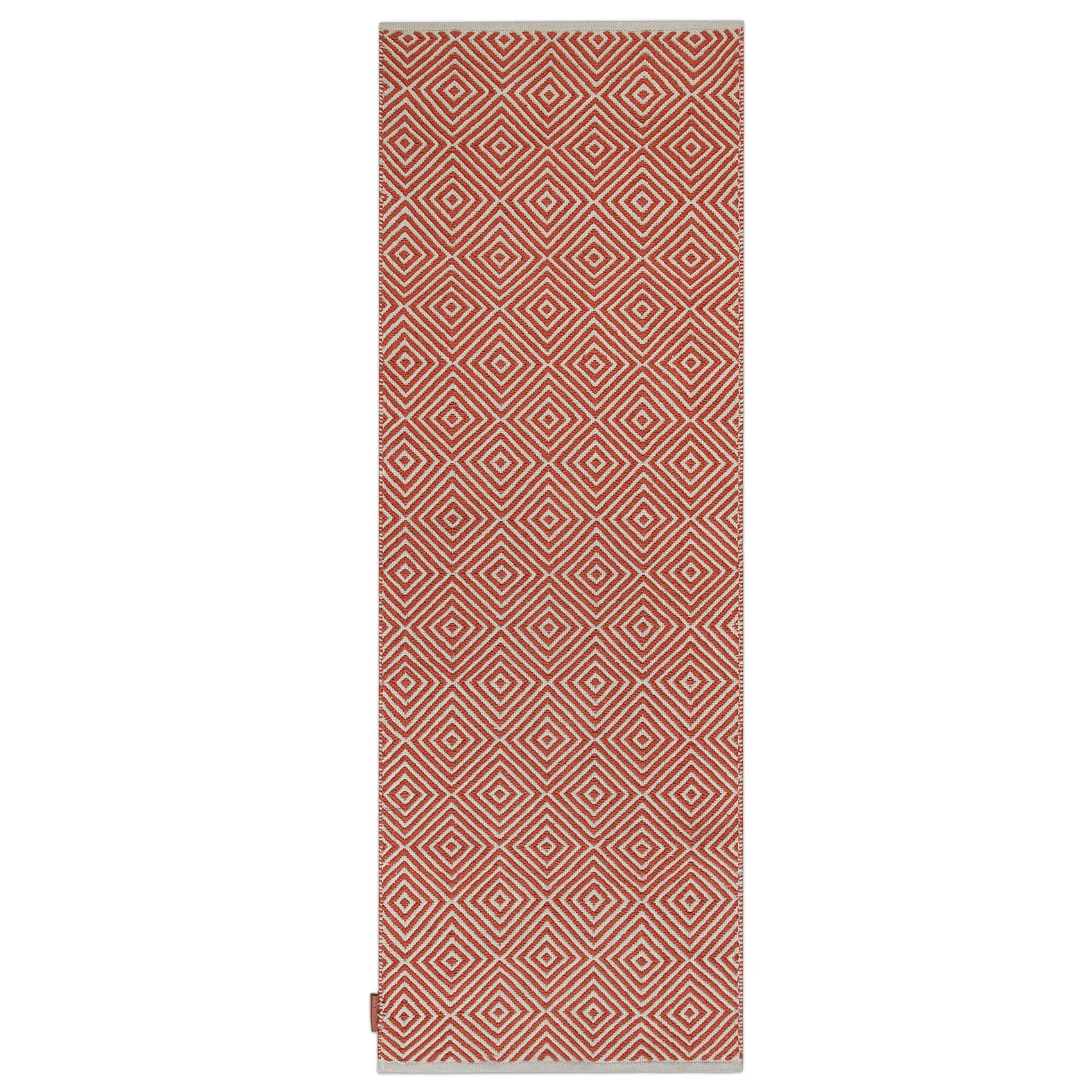 Tappeto Diamond 70x200 cm, Burnt orange Formgatan