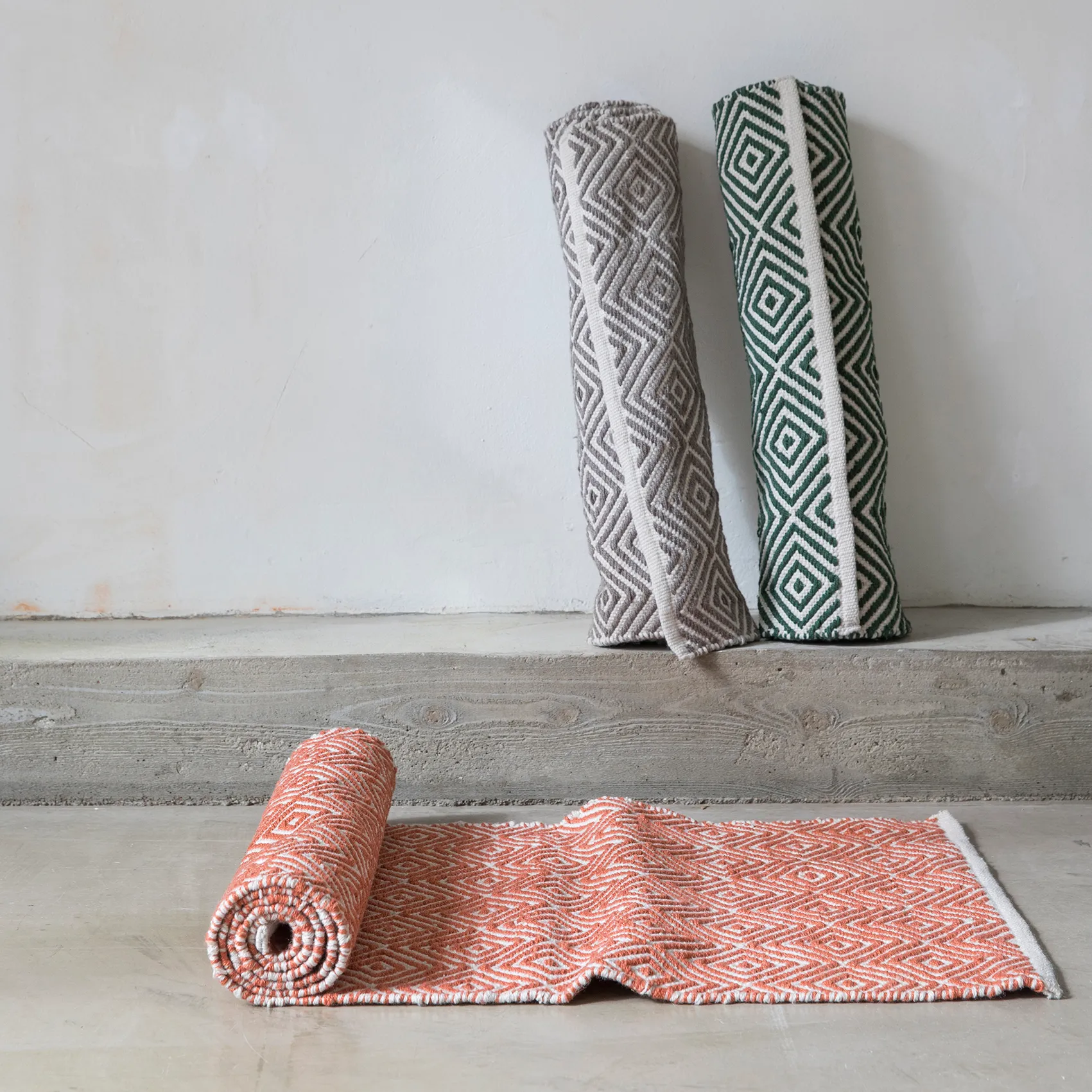 Tappeto Diamond 70x200 cm, Grigio Formgatan