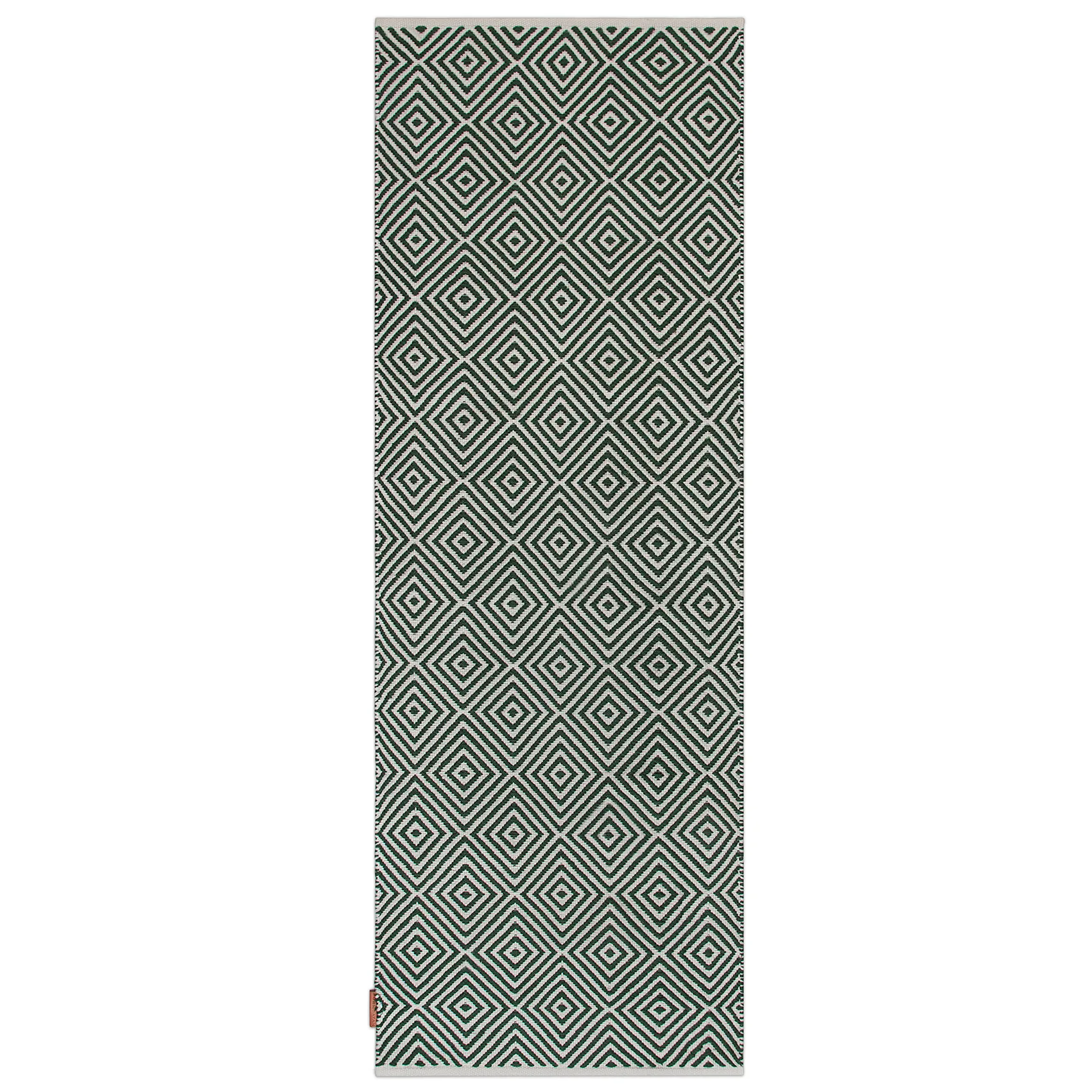 Tappeto Diamond 70x200 cm, Verde Formgatan