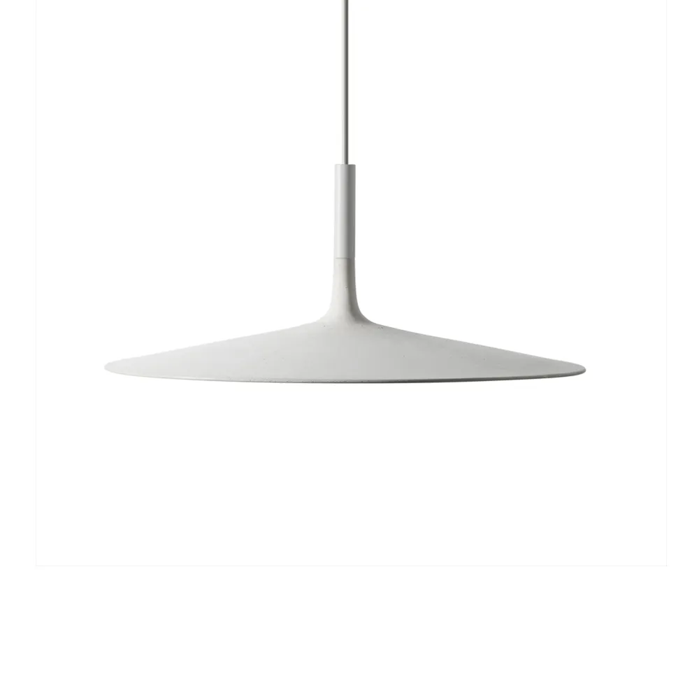 Lampada a sospensione Aplomb Large, Cemento bianco Foscarini