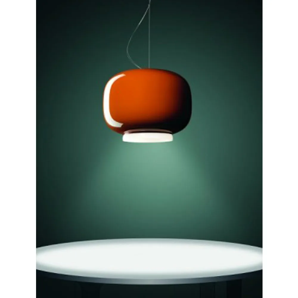 Lampada a sospensione Chouchin 1, Arancio Foscarini