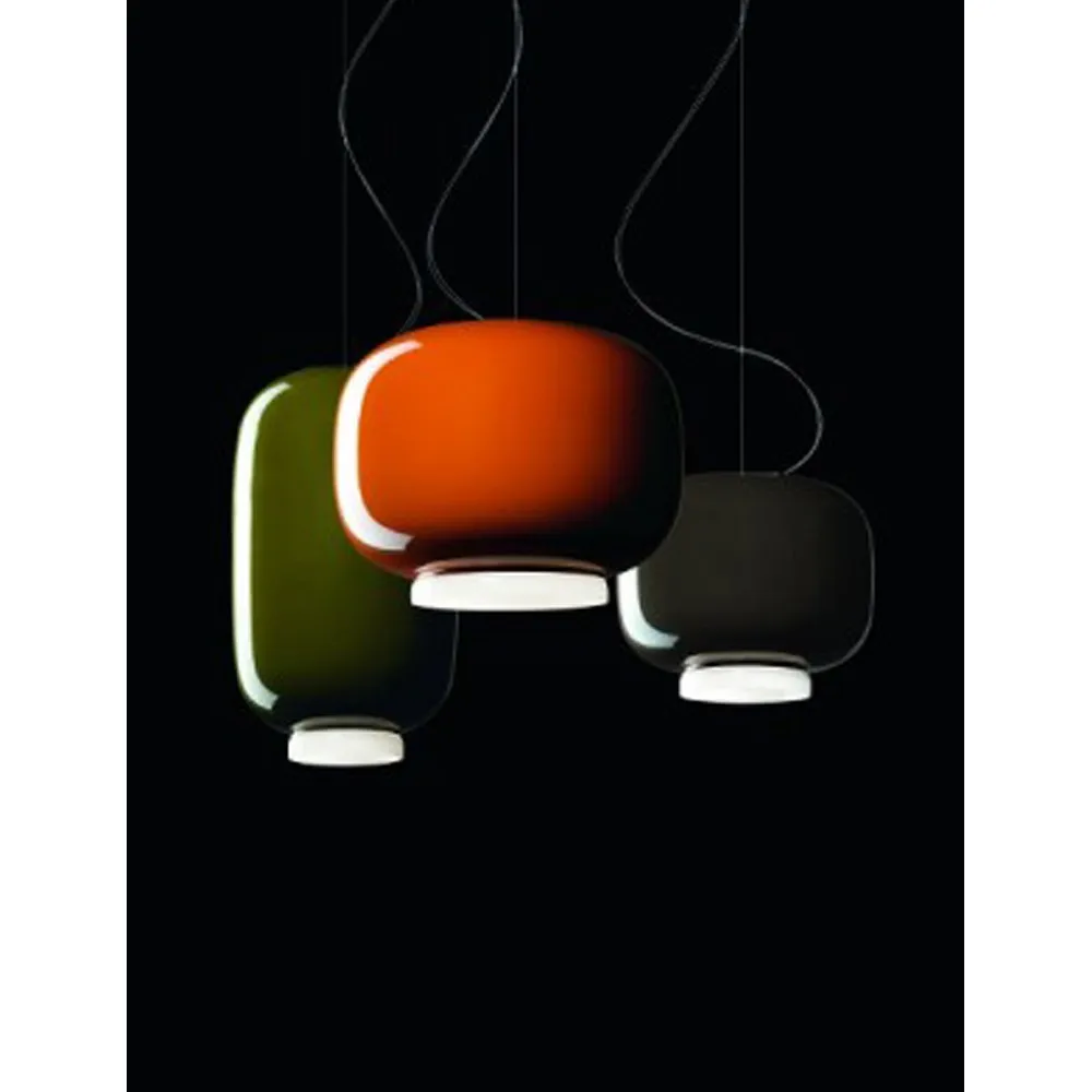 Lampada a sospensione Chouchin 1, Arancio Foscarini
