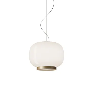 Lampada a sospensione Chouchin 1 Reverse - bianco/oro - Foscarini