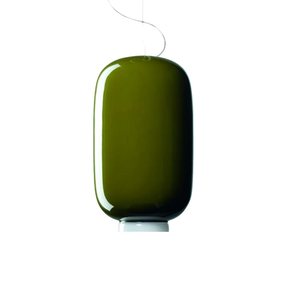 Lampada a sospensione Chouchin 2, Verde Foscarini