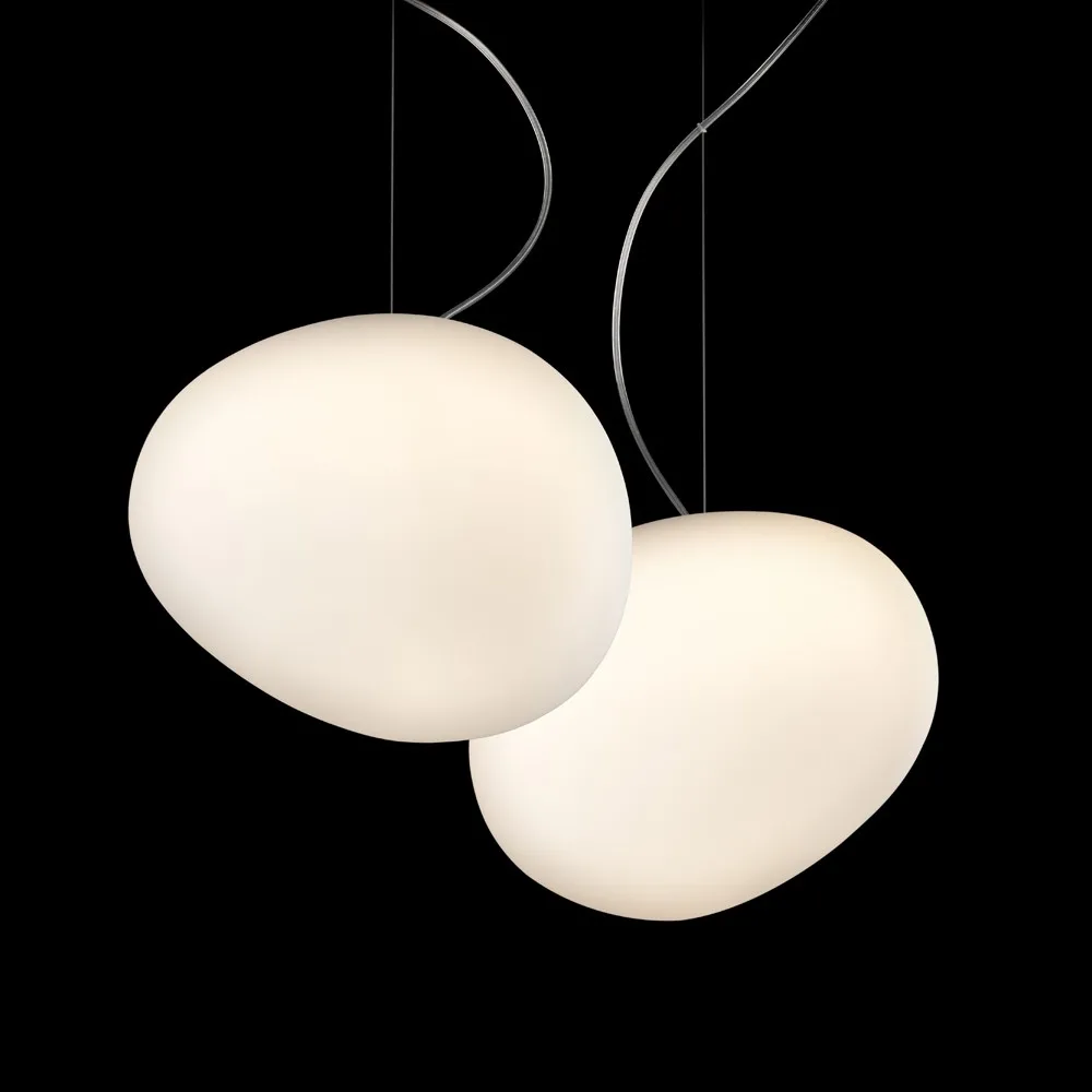 Lampada a sospensione Gregg grande, Bianco Foscarini