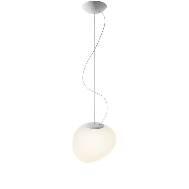 Lampada a sospensione Gregg midi - Bianco - Foscarini