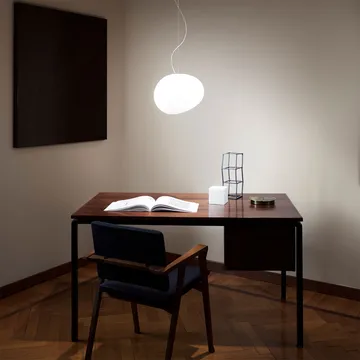 Lampada a sospensione Gregg midi - Bianco - Foscarini