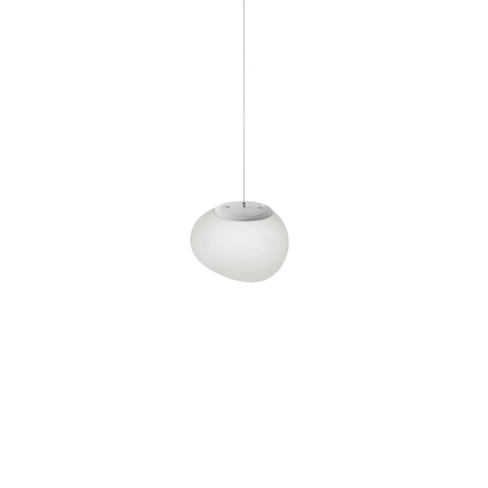 Lampada a sospensione Gregg piccola, Bianco Foscarini
