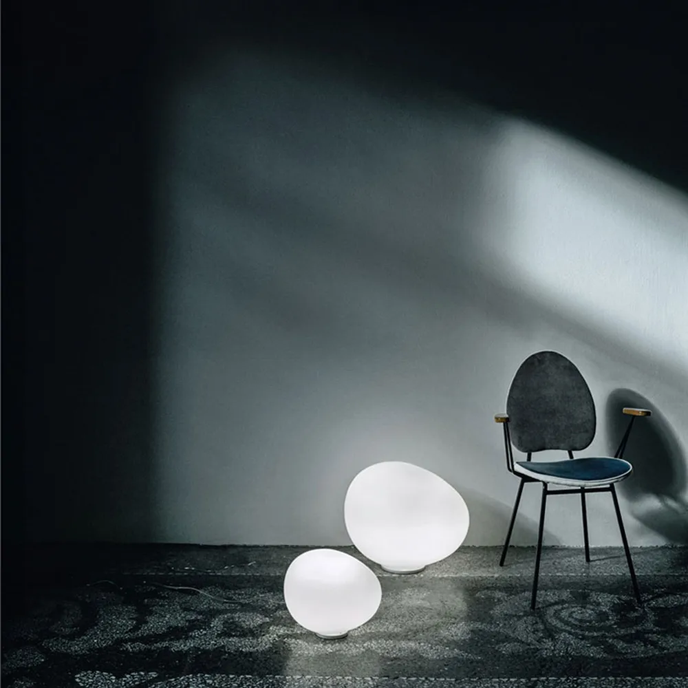 Lampada da tavolo Gregg grande, Bianco Foscarini