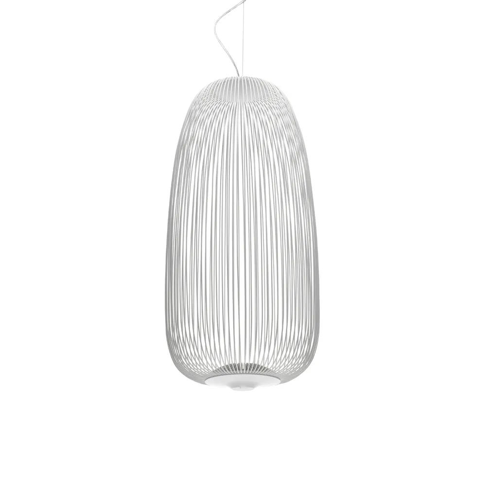 Spokes 1 sospensione, Bianco Foscarini