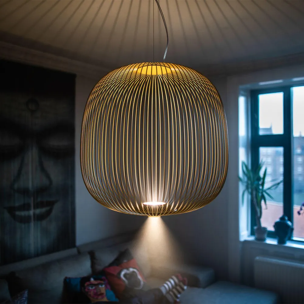 Spokes 2 sospensione, Bianco Foscarini