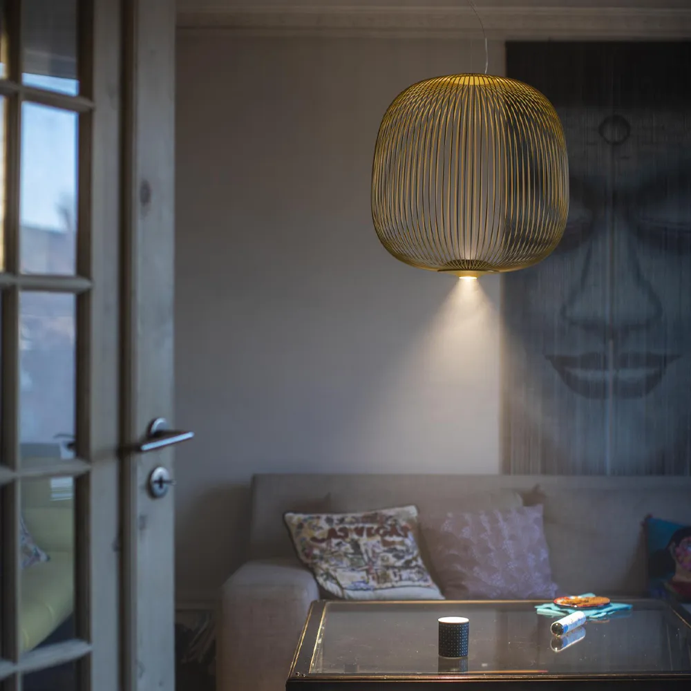 Spokes 2 sospensione, Bianco Foscarini