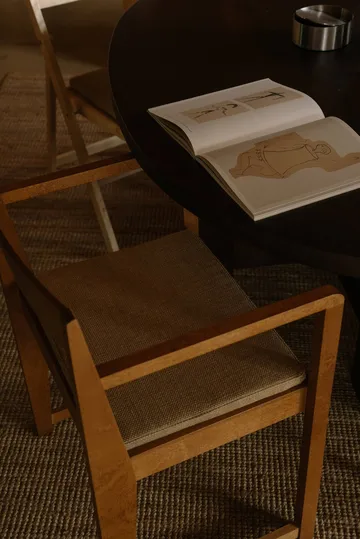 Armrest Chair 01 cuscino per sedia con braccioli - Camel, 47x37x4 cm - FRAMA