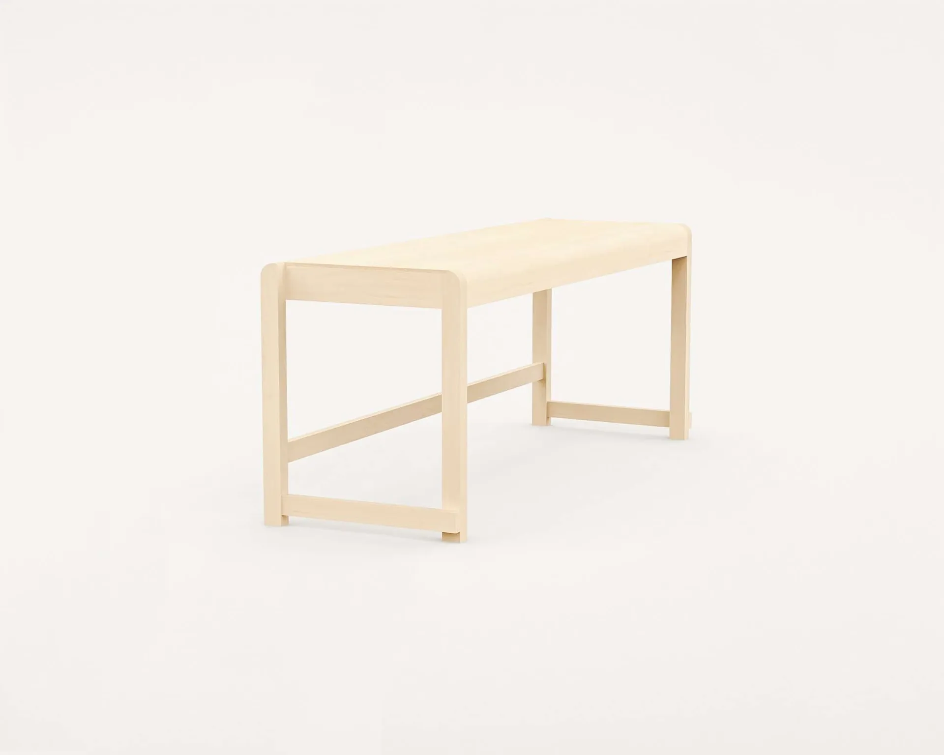Bench 01 panca, Betulla, 114,6x37x46 cm FRAMA