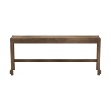 Bench 01 panca - Betulla marrone scuro, 114,6x37x46 cm - FRAMA