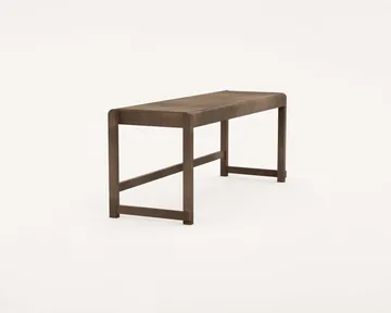 Bench 01 panca - Betulla marrone scuro, 114,6x37x46 cm - FRAMA