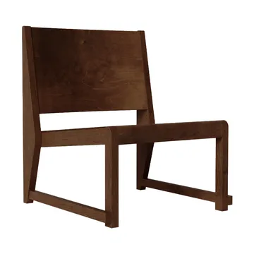 Easy Chair 01 poltrona lounge - Betulla marrone scuro - FRAMA
