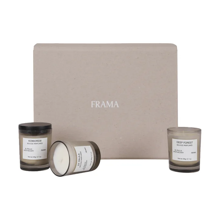 FRAMA gåvoset doftljus - 3 pezzi - FRAMA