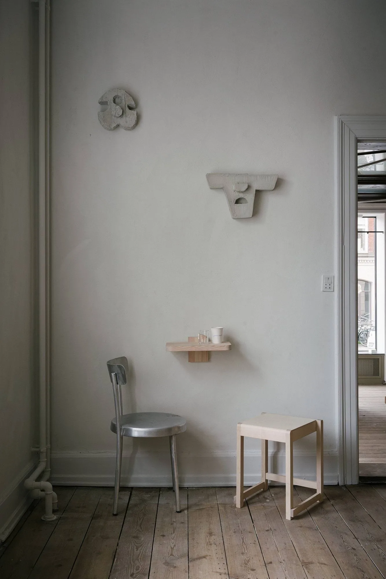 Low Stool 01 sgabello, Betulla FRAMA