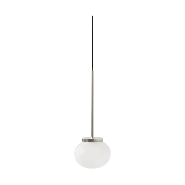 Ovoid Pendant Light Single lampada a sospensione - In acciaio inossidabile, in vetro opalino - FRAMA