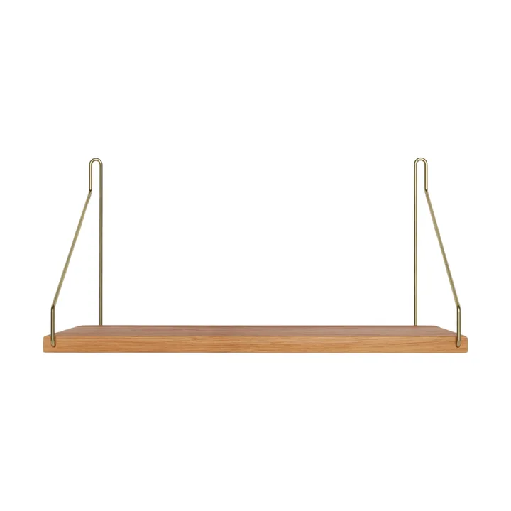 Single Shelf vägghylla - Rovere-ottone, 40x20 cm - FRAMA