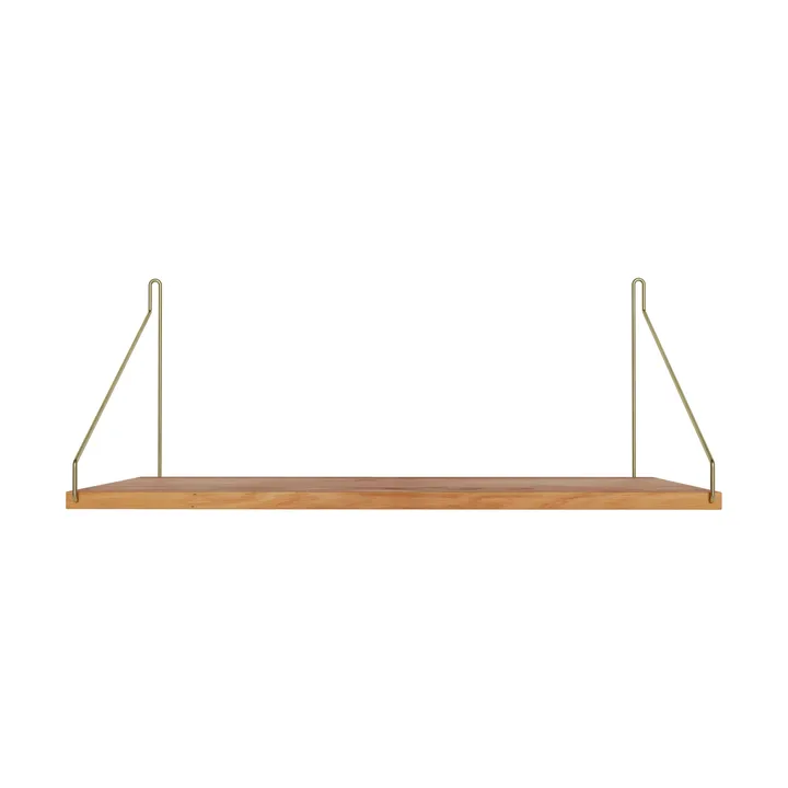 Single Shelf vägghylla - Rovere-ottone, 60x27 cm - FRAMA