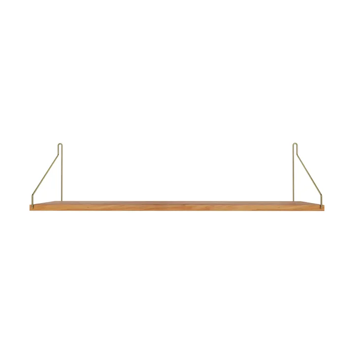 Single Shelf vägghylla - Rovere-ottone, 80x20 cm - FRAMA