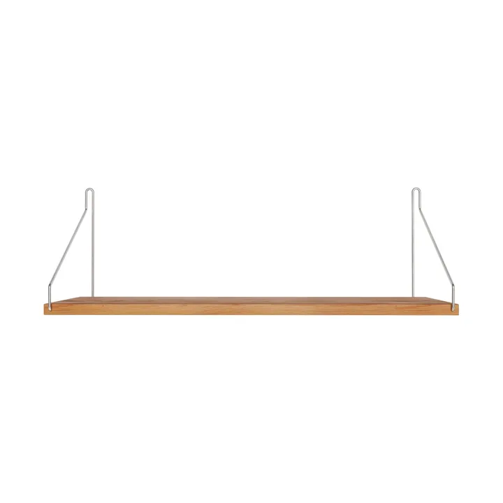Single Shelf vägghylla - Rovere-acciaio inossidabile, 60x20 cm - FRAMA