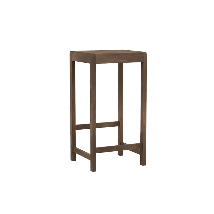 Stool 01 barpall - Betulla marrone scuro, 76 cm - FRAMA