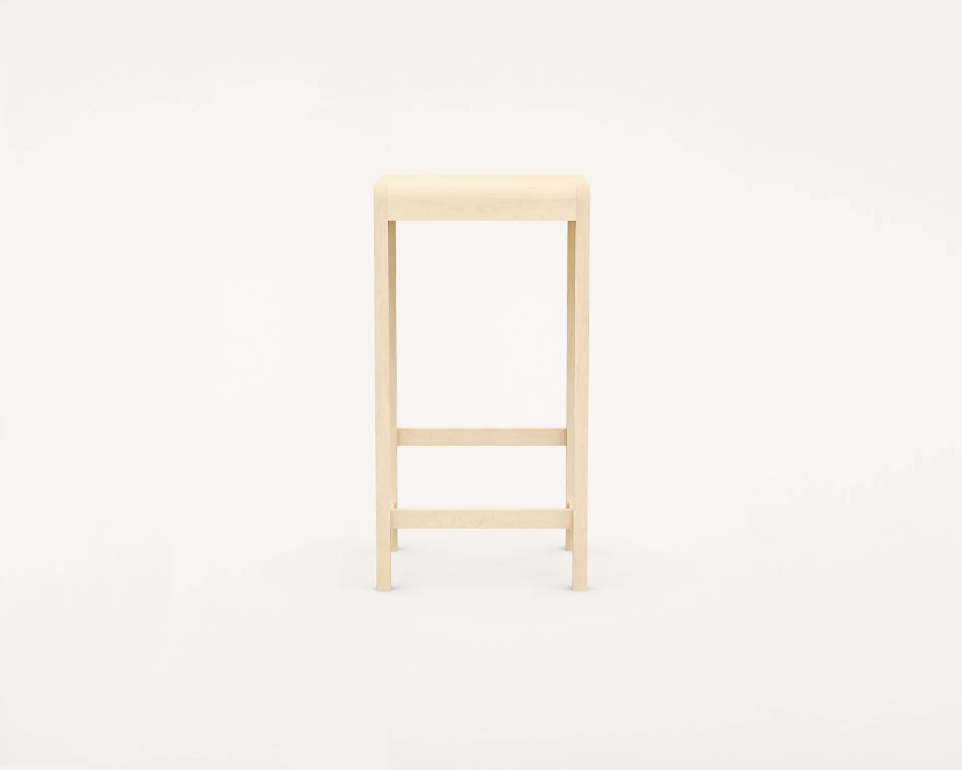 Stool 01 sgabello da bar, Betulla, 76 cm FRAMA