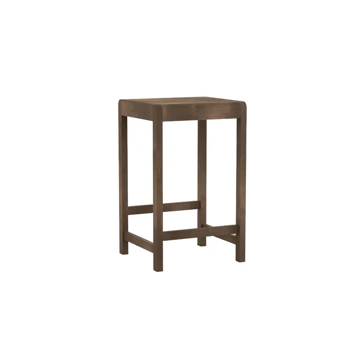 Stool 01 sgabello da bar - Betulla marrone scuro, 65 cm - FRAMA